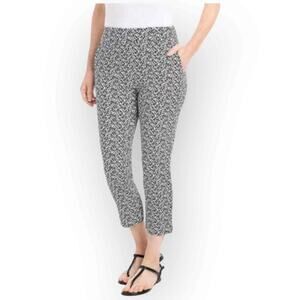Hilary Radley Pull-On Capri Comfort Pants (Size L) - NWT